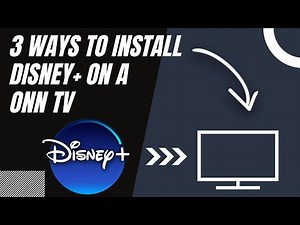 How to Install Disney Plus on ANY ONN TV (3 Different Ways)