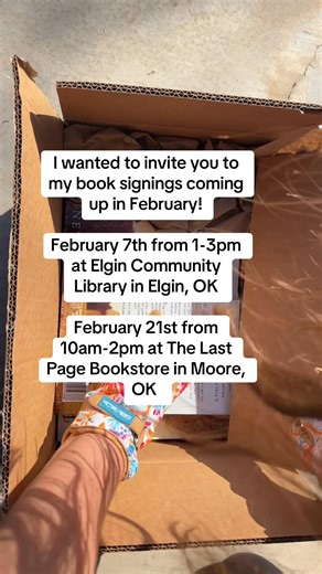 Hi! My name is Lainey and I’m a Christian writing small town romance with tornadoes here in Oklahoma. Come with me to unbox a shipment of books for my upcoming signings! If you’re in the area, please stop by! Here is my schedule: February 7th from 1-3pm at Elgin Community Library in Elgin, OK February 21st from 10am-2pm at The Last Page Bookstore in Moore, OK See you soon! #christian #booksigning #unboxingvideo #nospicebooks #literaryfiction | literary fiction | no spice books | unboxing video |