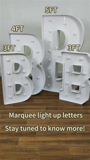 Various sizes of marquee light up letters and numbers, from 3FT to 5FT tall! #DIY #doityourself #marqueeletters #marqueenumbers #diymarquee #diymarqueesnumbers #precutmarquees #precutmarqueelights #imprsv #imprsvparty #imprsvdecor #imprsvmarqueelights #partydecor #partydecorations #birthdayparty #birthday #balloons #balloonsdecoration #fyp