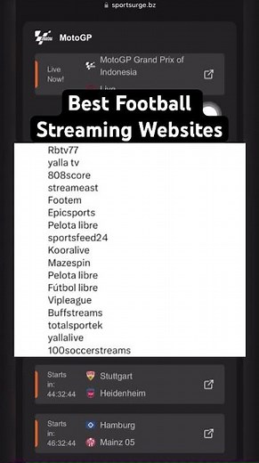 Forget DSTV! These 10 Free Football Streaming Websites Is All You Need| No Fees Required