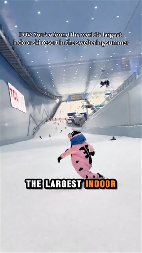 China's Giant Indoor Ski Resort