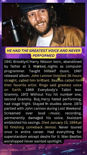 🎤🤐 HE HAD THE GREATEST VOICE AND NEVER PERFORMED