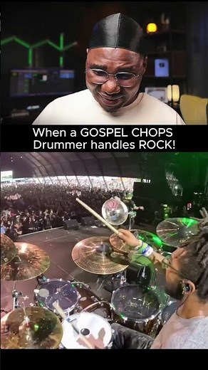 Gospel trained means rock mastered 💯 #drums #talent #shortsfeed