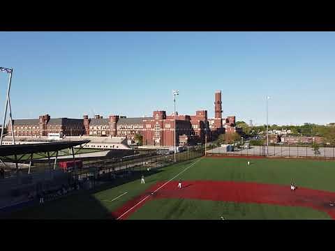 Lane Tech College Prep. Chicago IL. Drone view