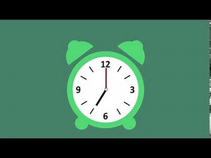 Alarm Clock Animation / Motion Graphics / After effects cc 2019