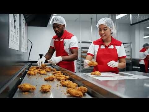Inside the KFC Factory: From Fresh Chicken to Crispy Perfection (Full Process)