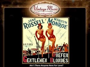 3 Ain´t There Anyone Here For Love Gentlemen Prefer Blondes O S T 1953 VintageMusic es