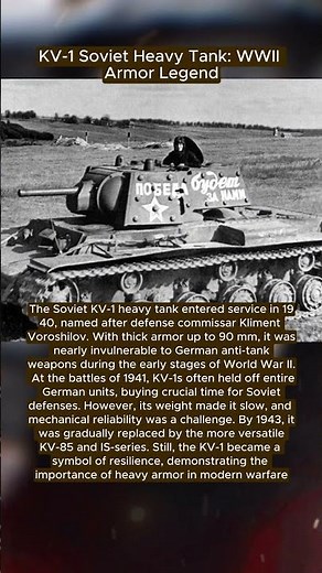 KV-1 Soviet Heavy Tank: WWII Armor Legend