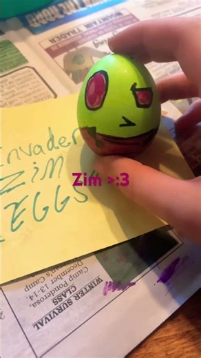 Invader zim eggs :3