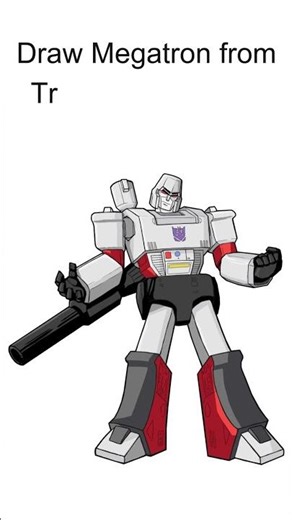Draw Megatron from Transformers One ! #megatron #drawing
