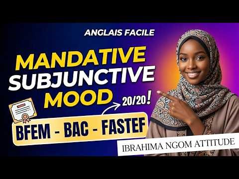 Verb Forms - The Mandative Subjunctive Mood In English