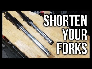 HOW TO Shorten Conventional Forks - BOBBER BUILD