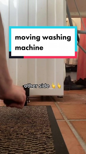 moving washing machine with this set, too easy.. #tiktokmademebuyit #amazonfinds #fyp #diy