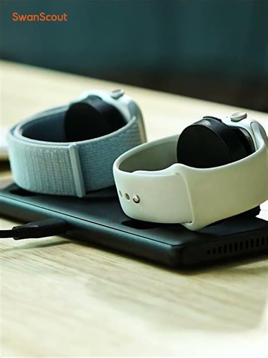 SwanScout 507DA: The Ultimate 3-in-1 Dual Apple Watch Charging Station