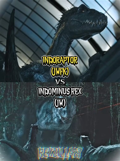 Indominus Rex vs Indoraptor: Jurassic Showdown