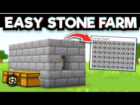 How to make stone generator farm Minecraft