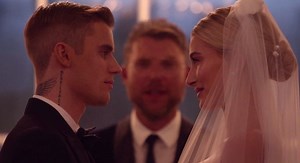 Justin Bieber stumbles over his vows in unseen clip from wedding to Hailey