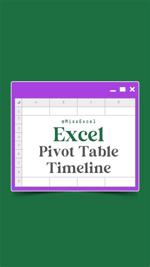 7K views · 75 reactions | Did you know that you can analyze your Pivot Table data by timeline? I have one more FREE live Excel class today at 12pm ET and YOU'RE INVITED! I'll be sharing all of my secret Pivot Table and Data Visualization tips and hacks to save you hours each week. ⚡️Register using the link in my bio! ✨ | Miss Excel | Facebook