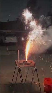 TNT Bizarre Fountain Short #fireworks #pyrotechnica #fire #pyro