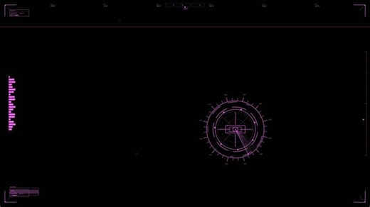 Download Military user interface design for war stock footage with animation for science fiction production for free
