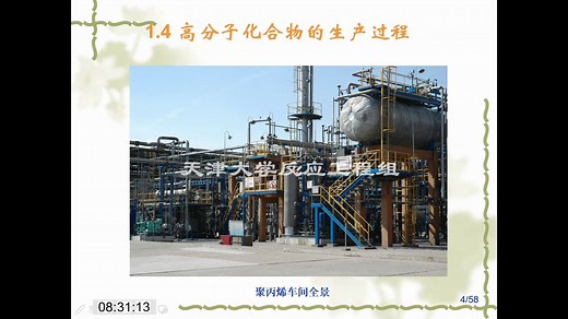 聚合物合成工艺学1-3（高分子化合物的生产过程）