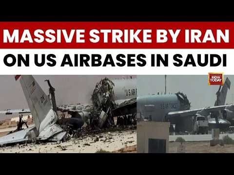 Just In: Iran Claims Missile Strike On US Airbase In Saudi Arabia, Alleges Damage To Aircraft