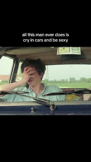 Timothée Chalamet Crying in Car Compilation