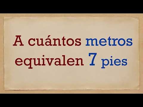 How many meters are seven feet equal to - 7 ft to m