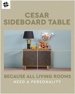 203 reactions · 15 comments | Not sure what’s better, the fact that Cesar Sideboard Table comes in dual tone or that it has ideal storage space! Visit your nearest store to get yours or head to https://bit.ly/GI-CesarSideboardTable #GodrejInterio #CesarSideboardTable #SideboardTable #BuffetTable #Table | Interio by Godrej | Facebook