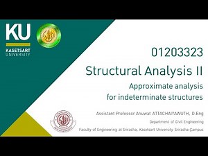 Structural Analysis II: Approximate analysis for indeterminate structures