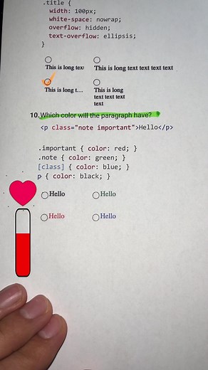 Quick HTML & CSS Quiz for Aspiring Programmers