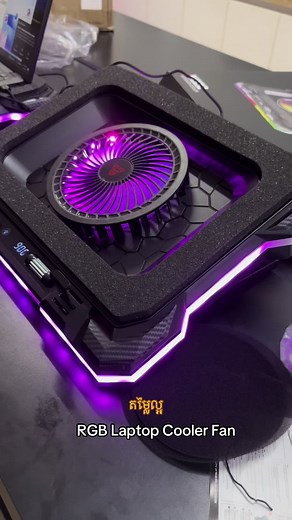 Laptop Cooler Fan , RGB 😇😇