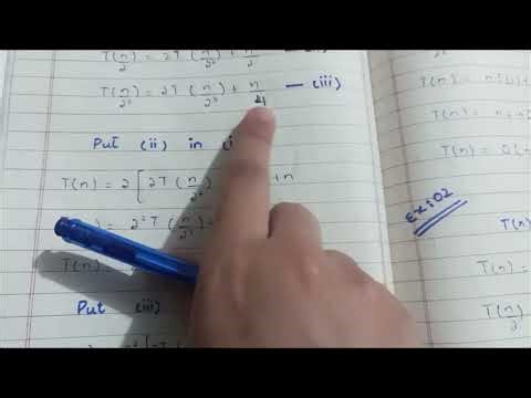 Substitution Method | Exmp-01 | Solving Recurrence Relations | EI-331 | DAA | PU | Lec #19