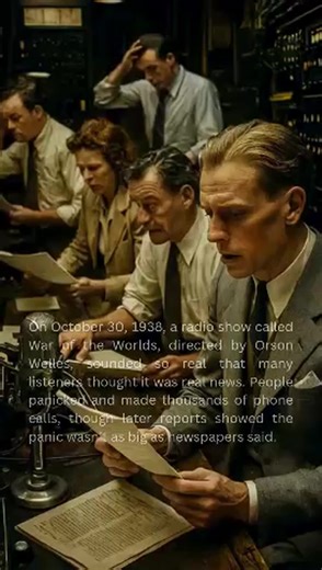 A 1938 radio show scared thousands into thinking aliens had landed on Earth! It was just fiction — War of the Worlds by Orson Welles. #WarOfTheWorlds #OrsonWelles #RadioHistory #1938 #ViralPanic | Once Upon A Time
