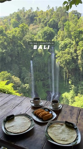 Our Top 3 Bali Waterfalls — each one completely different, each one worth the journey 🌿💧 3. Nung Nung: a roaring wall of water hidden deep in the jungle. 2. Leke Leke: a narrow, elegant stream dropping into a lush green canyon — small but insanely photogenic. 1. Sekumpul: the most majestic waterfall combo on the island — impossible not to stare. Save this for your next Bali escape 🌴 #Bali #indonesia #seasia #baliwaterfall #travel