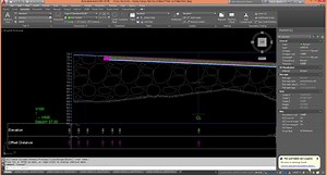 Cross-Section Elevation   Distance Lisp
