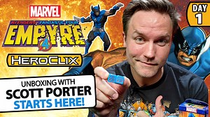 Hey there everyone out there in HeroClix land! Scott Porter is here kicking off CLIX-GIVING with an unboxing of the new Marvel HeroClix: Avengers Fantastic Four Empyre Booster Brick. On the first day Scott is cracking open booster 1 and 2 as well as a Dice & Token Pack! Watch and see which figures Scott reveals and what figures you could get too! Pre-Order the Booster Brick at your Friendly Local game or online today: wizkids.io/3Fp8Nn9 Timestamps: 11:40 – Booster 1 25:03 – Booster 2 39:01 – Dic
