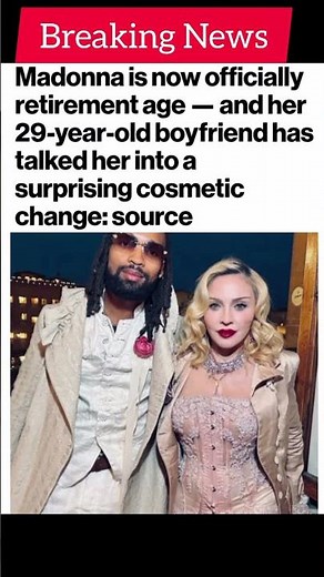 Madonna at Retirement Age 👑 | Boyfriend Pushes Shocking Cosmetic Change 😱 | Celebrity News 2025