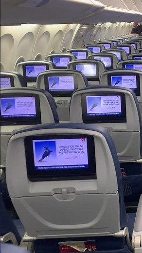 Delta 757-200 (75D) Cabin Economy Seats Quick Look #shorts