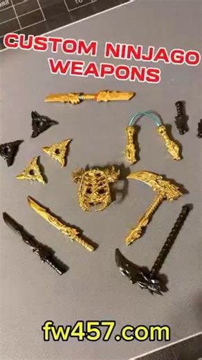 Custom Ninjago weapons from fw457.com be sure to check them out! #ninjago #legoninjago