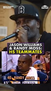 Imagine guarding this backcourt in gym class 😭 Jason Williams and Randy Moss were teammates in basketball and football at DuPont High School in West Virginia before becoming NBA and NFL legends. | allthesmoke