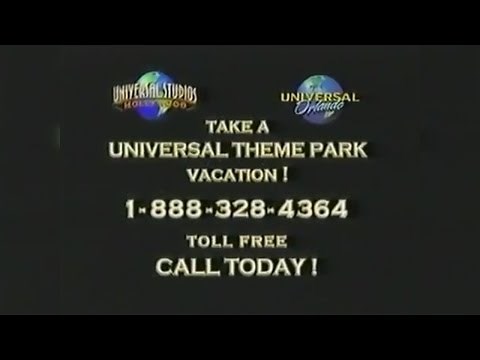 Universal Studios Orlando Resort VHS Commercial (2001)