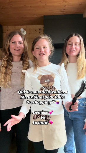 Coiffure pour shopping : mère vs tante, qui gagnera ?
