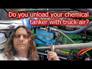 How to unload a chemical tanker with truck air. Bendix 2 stage air compressor VS pto air compressor