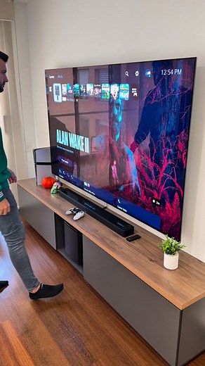 111K views · 30K reactions | Alan Wake II on PS5 Pro & 83” OLED TV  #alanwake #ps5 #gamingsetup #hometheater #gaming | Andreas | Facebook