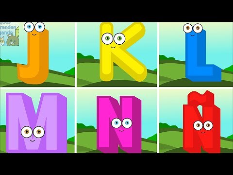 Abecedario J K L M N Ñ Aprender las letras del abecedario Video para niños Peques Aprenden Jugando