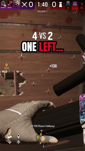 Ash Nearly ACES With ONE LEFT 😮 #r6siege #clutch