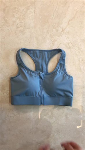 Women Plus Size Sports Bra Front Zipper Back Mesh Active Yoga Bra Gym Running Padded Shockproof High Impact Athletic Fitness Bra