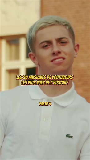 Les 20 musiques de youtubeurs les plus vues de l’histoire #michou #joyca #norman #cyprien #inoxtag