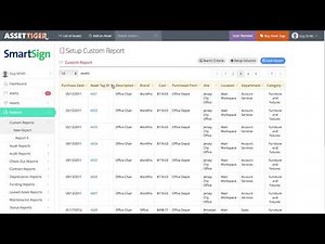 AssetTiger :: Creating Custom Reports
